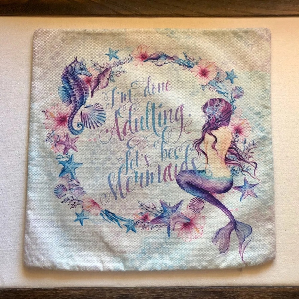 Mermaid pillow cover / pillow case 🧜🏼‍♀️